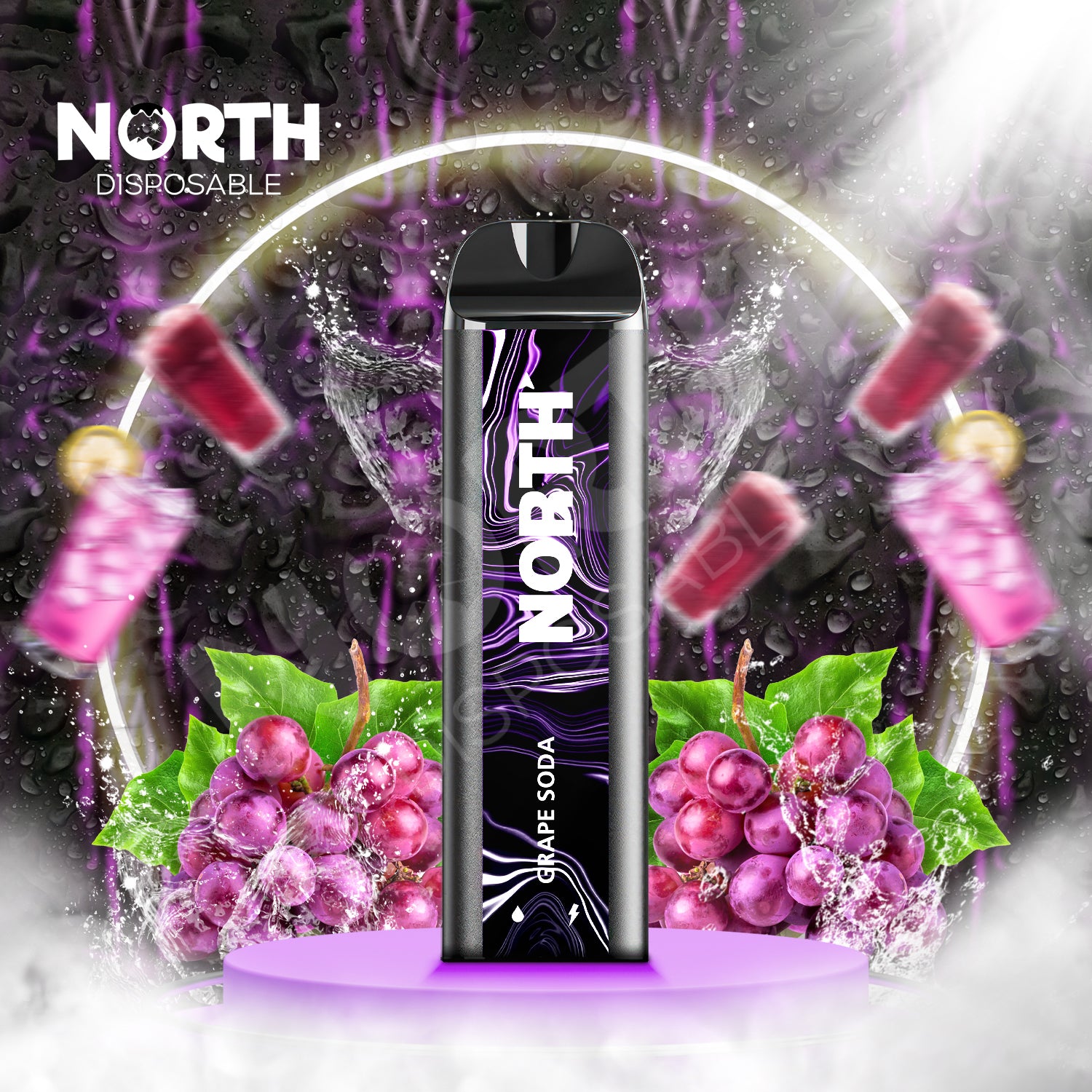 North 5000 Disposable -  Grape Soda