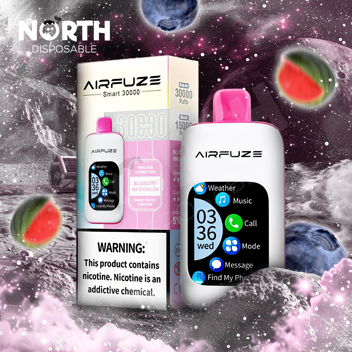 AIRFUZE SMART 30K DISPOSABLE - Blueberry Watermelon 