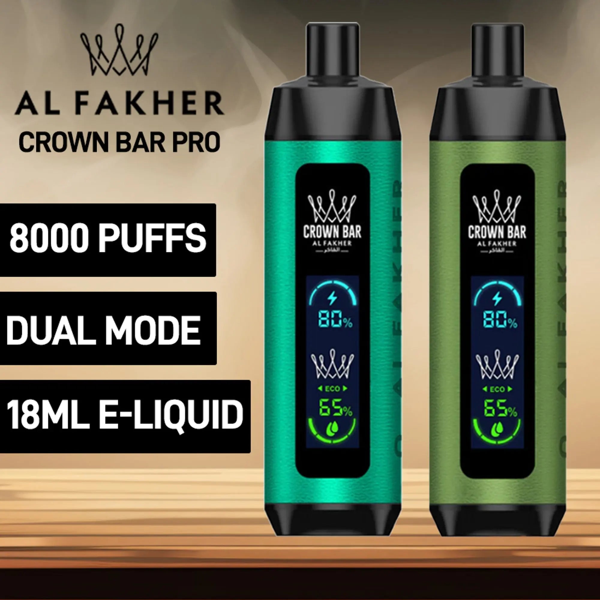 Al Fakher Crown Bar PRO 8000 Puffs