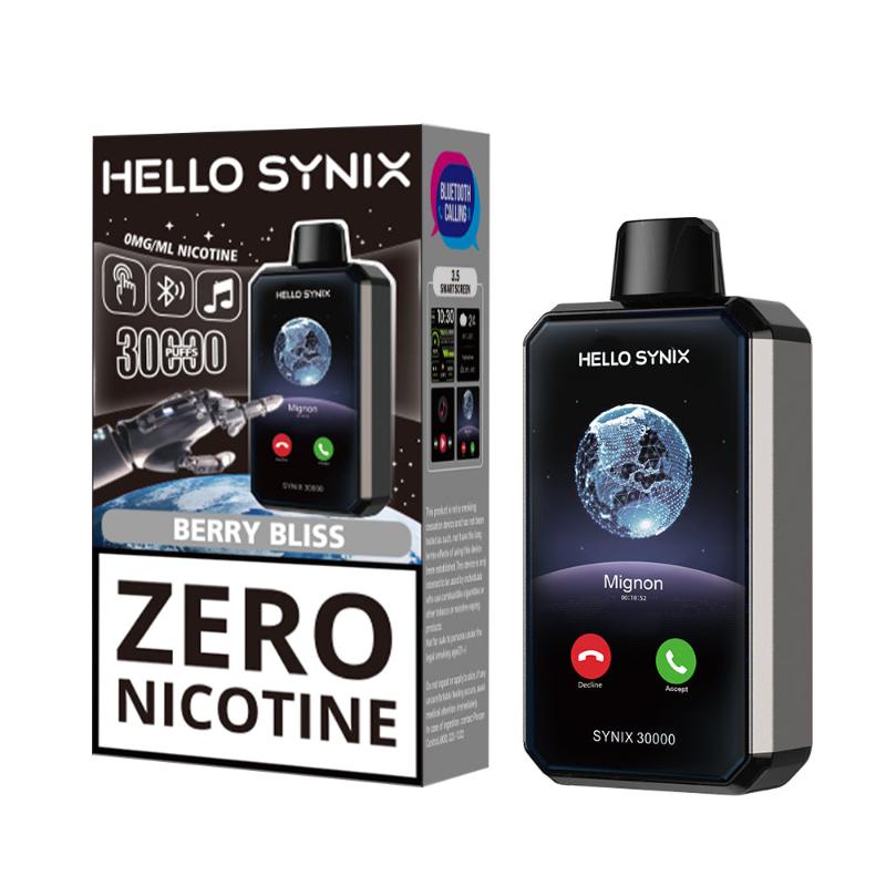 Hello Synix 30K Zero Nicotine Disposable