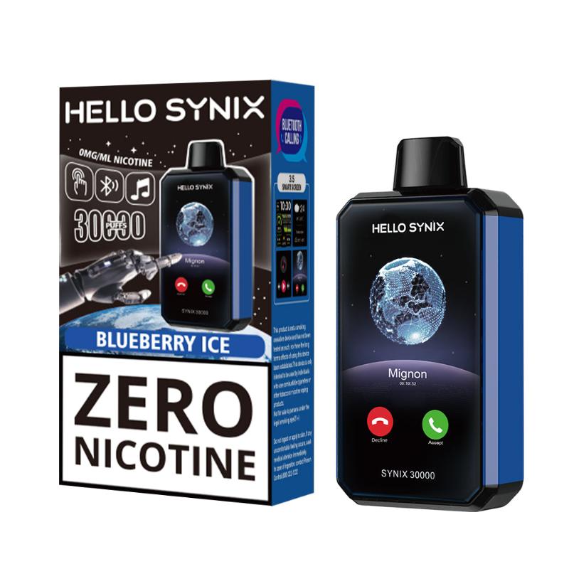 Hello Synix 30K Zero Nicotine Disposable