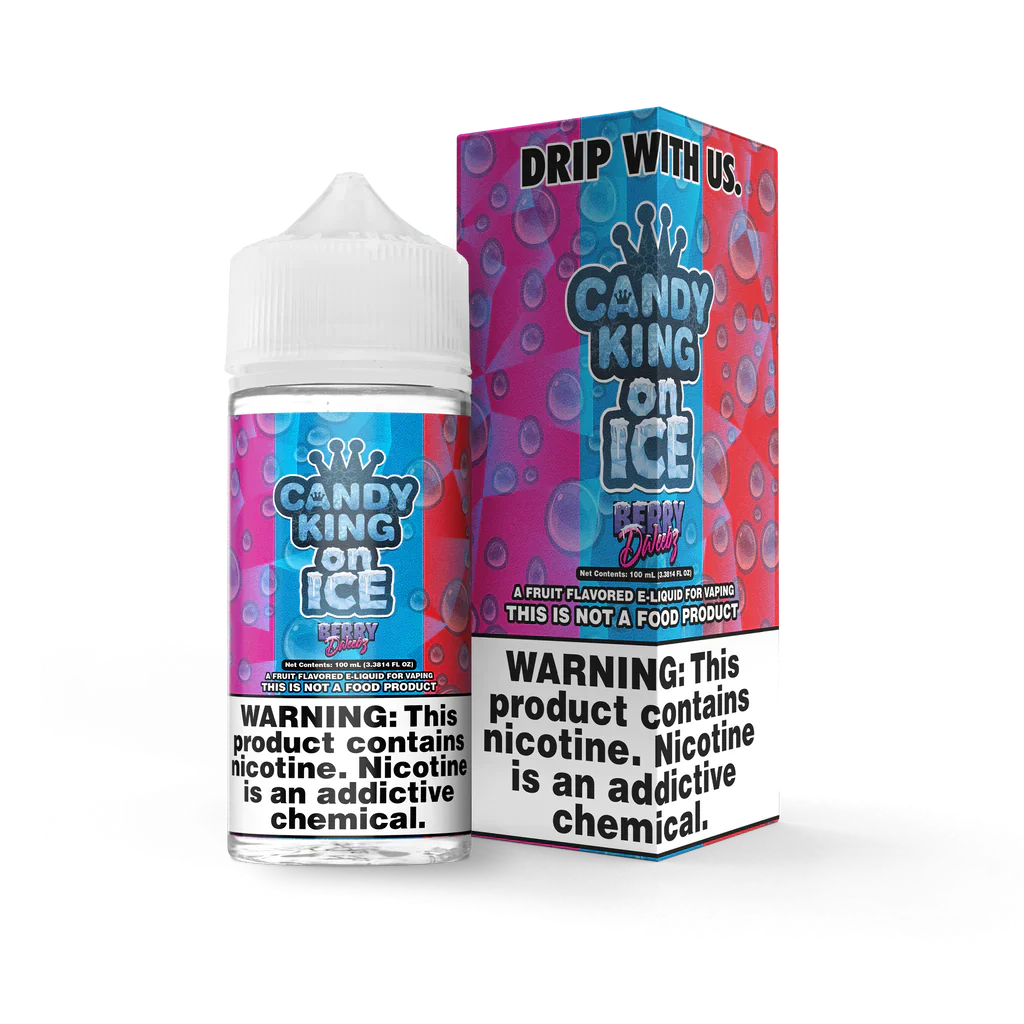 Candy King On Ice E-Liquid 100ML Berry Dweebz On Ice