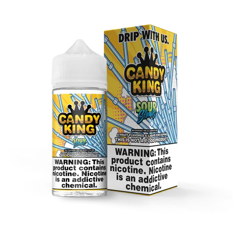 Candy King E-Liquid 100ML SOUR STRAWS