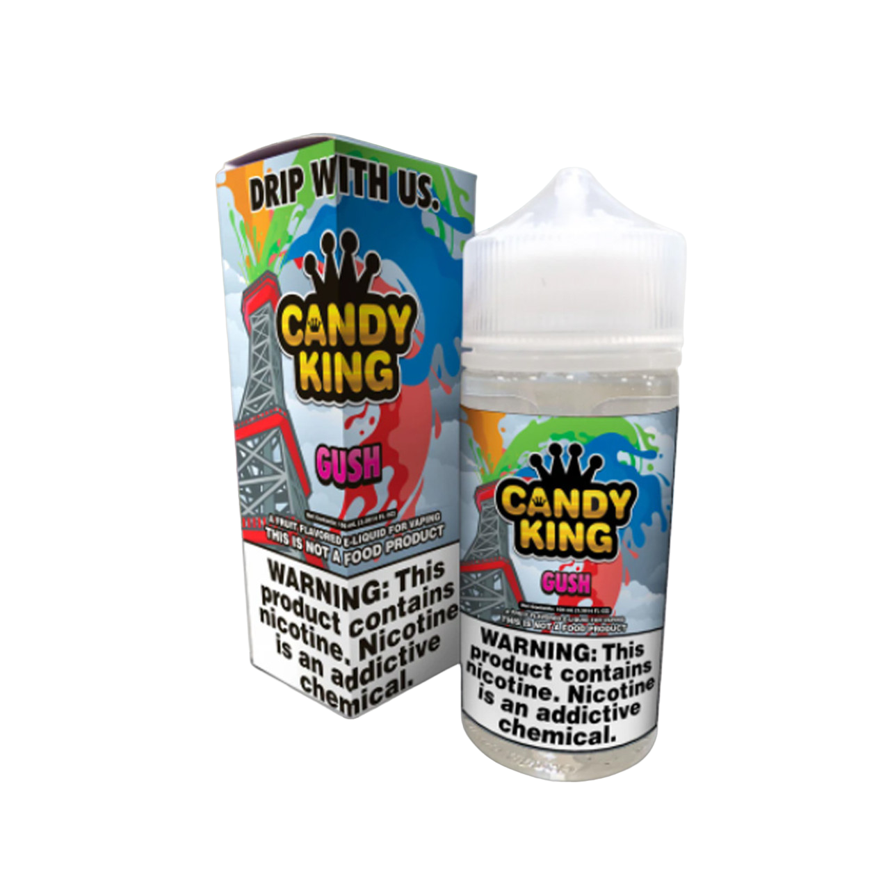 Candy King Synthetic Nicotine E-Liquid 100ML