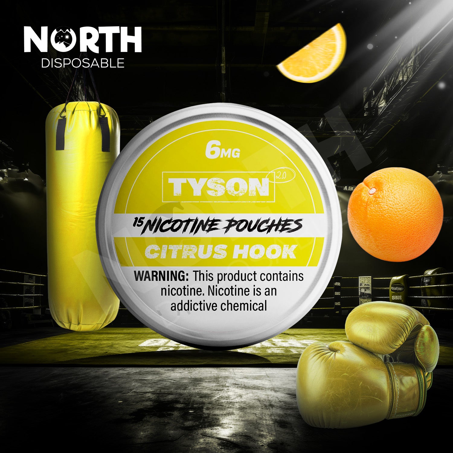 TYSON 2.0 Nicotine Pouches - Citrus Hook 6mg  