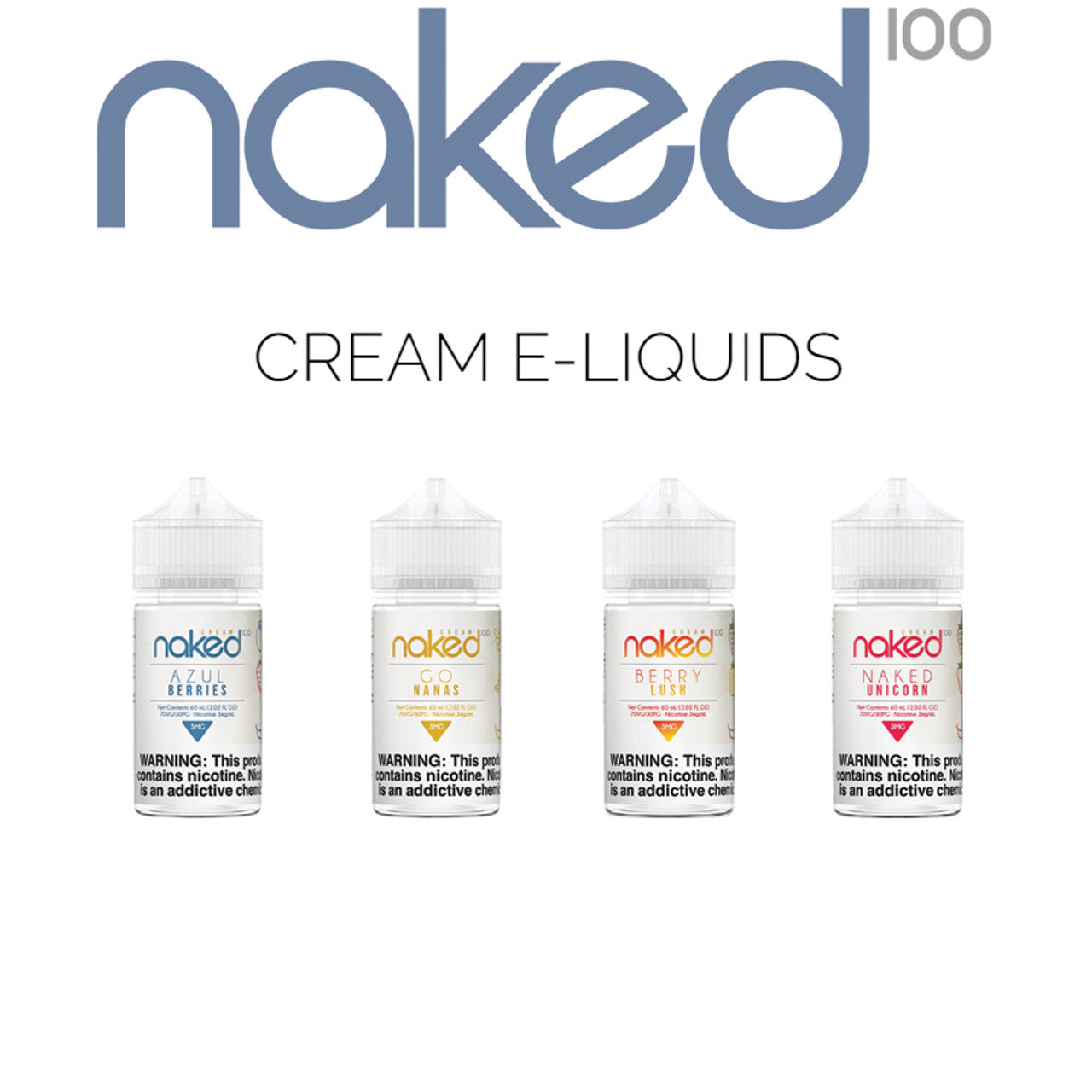 Naked100 Cream E-Liquid 60ML