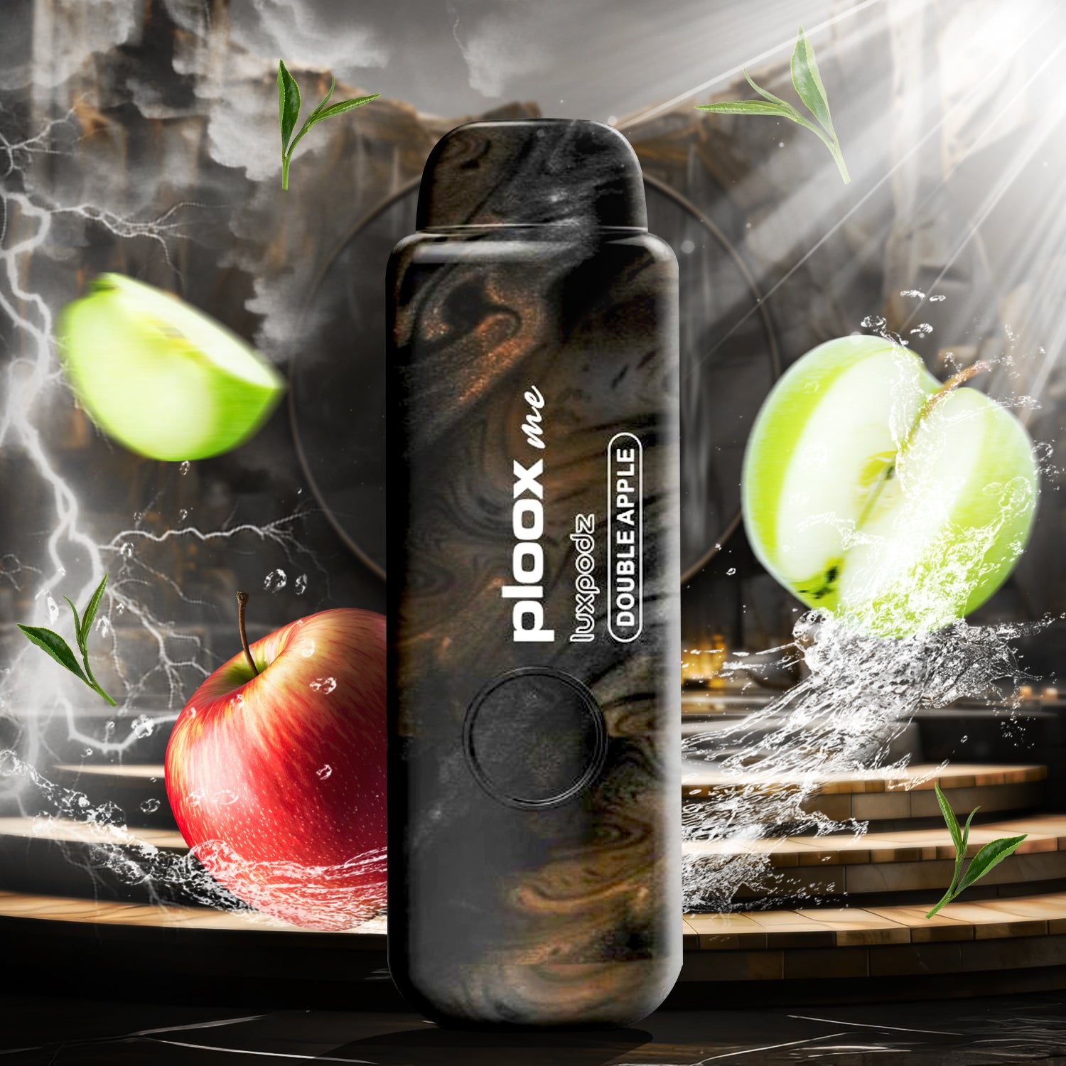 PLOOX ME BY LUXPODZ 3% DISPOSABLE - Double Apple 