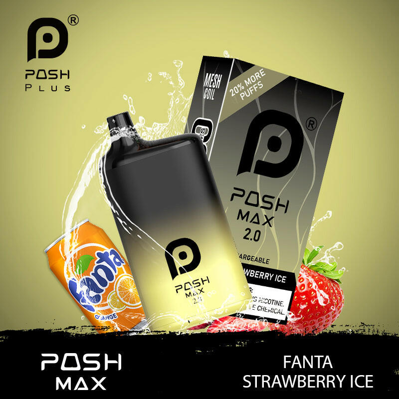 POSH MAX 2.0 5200 DISPOSABLE-FANTA STRAWBERRY ICE