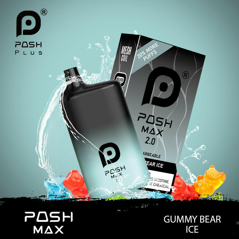 POSH MAX 2.0 5200 DISPOSABLE-GUMMY BEAR ICE