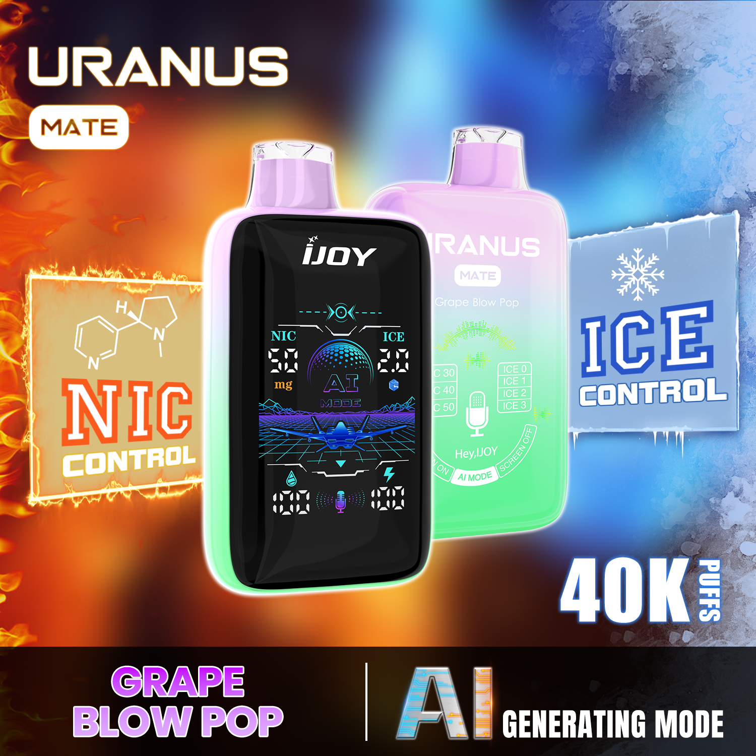 iJoy Uranus Mate 40K Disposable