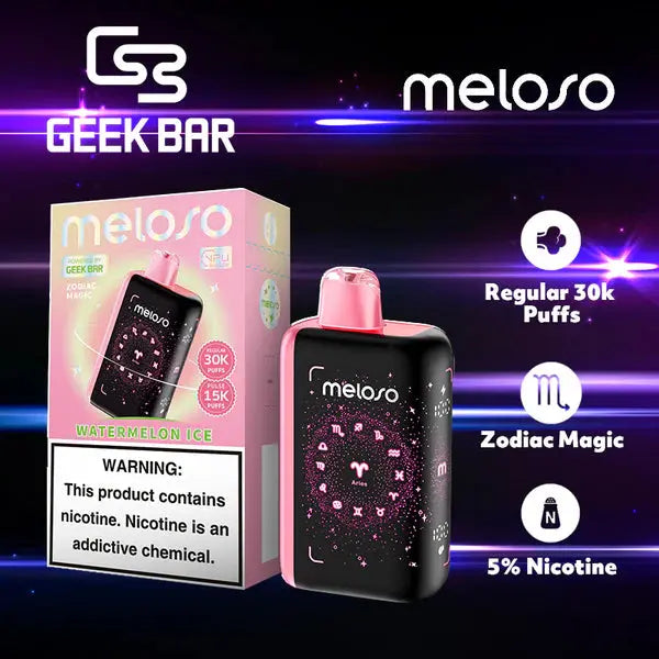 Geek Bar Meloso 30K Disposable - Watermelon Ice (Aries)