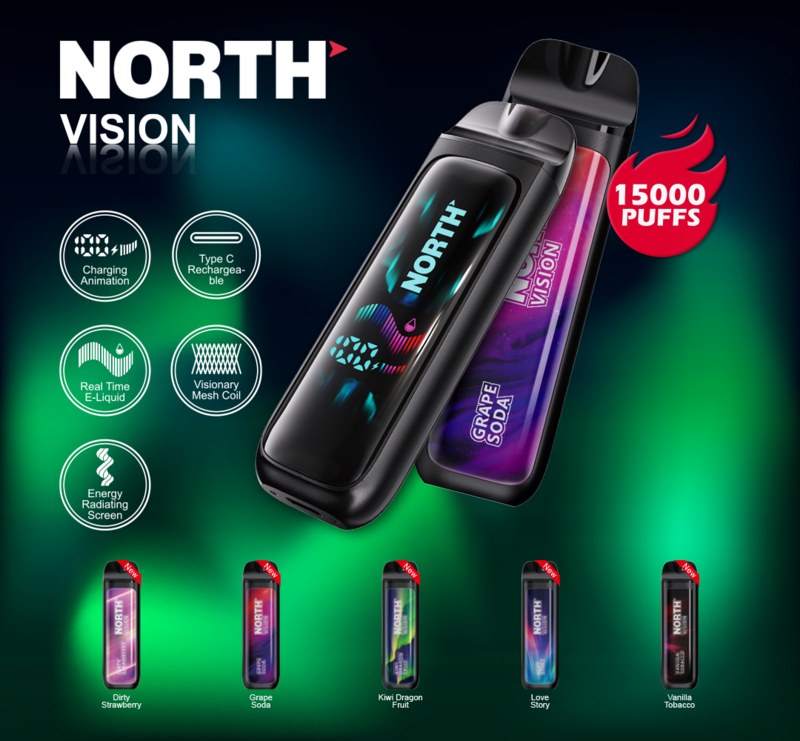 North Vision 15K Disposable - Grape Soda