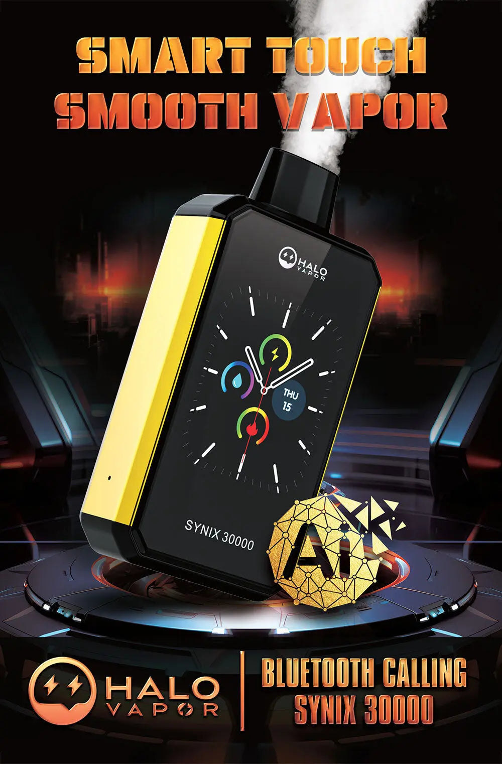 Halo Vapor Synix 30K Bluetooth Vape