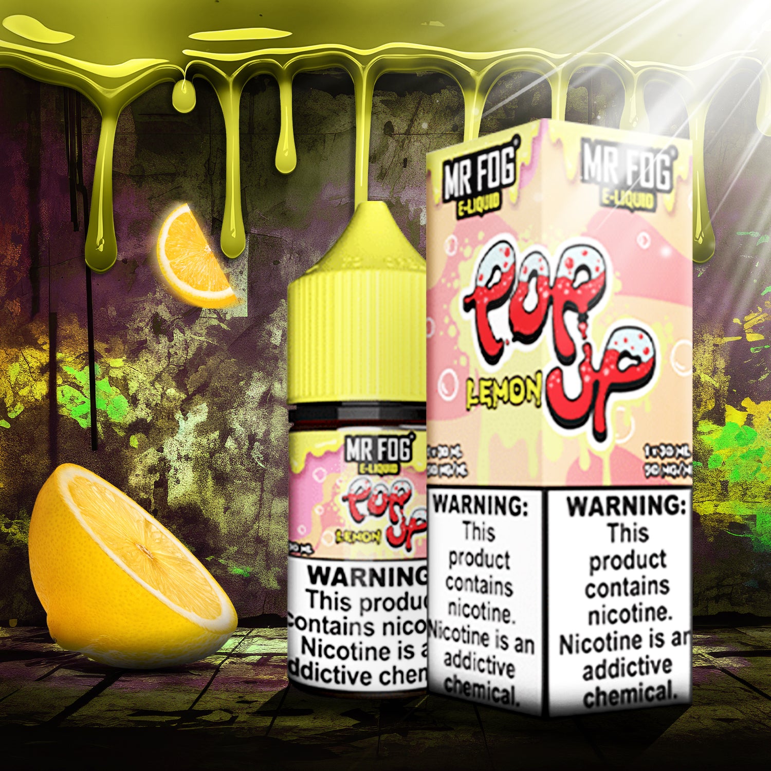 MR FOG E-LIQUID POP UP 30ML - Lemon 