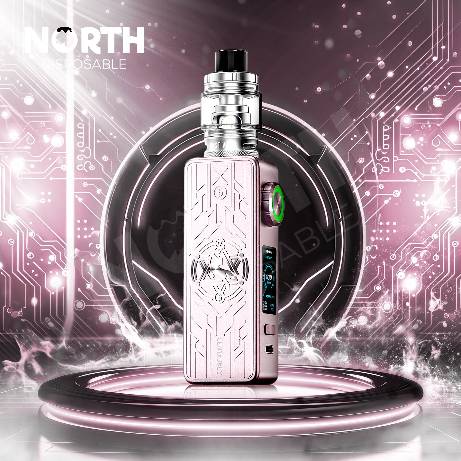 Lost Vape Quest Centaurus M100 100W 18650 Starter Kit With 4ML Centaurus Sub Coo Tank - Dusty Rose