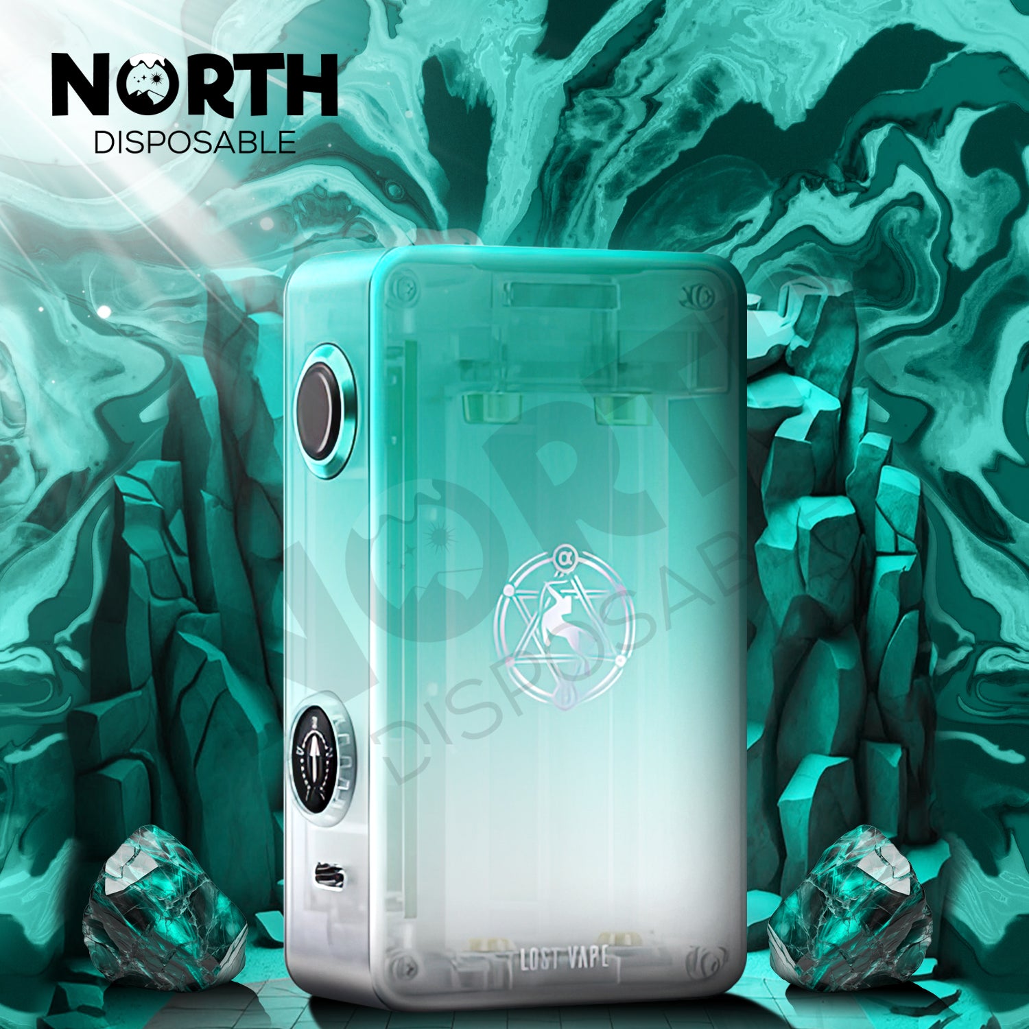 Lost Vape Quest Centaurus P200 200W Dual 18650 Box Mod - Green Wonderland