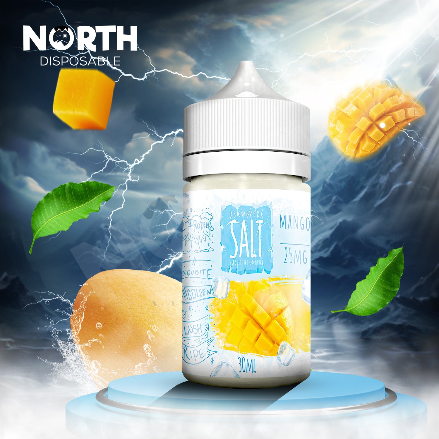 Skwezed E-Liquid Salts Ice Vape Juice - 30ml - Mango 