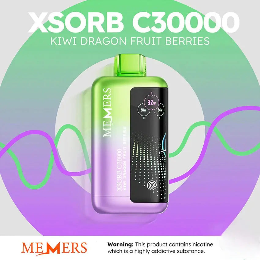 Memers Xsorb C30000 - Kiwi Passionfruit  Guava 