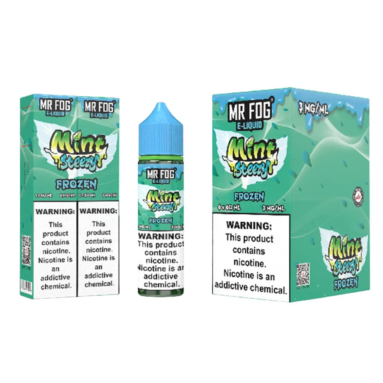 Mr Fog Steezy Nicotine E-Liquid 60ML - Mint Frozen 