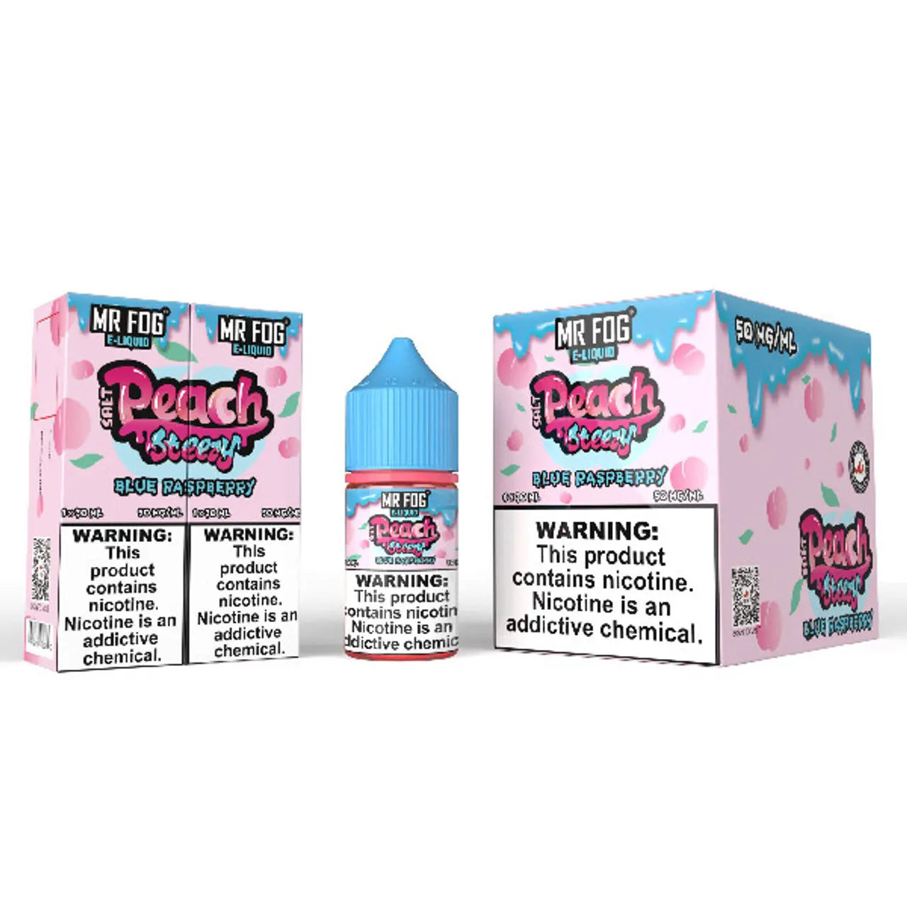 Mr Fog Steezy Nicotine Salt E-Liquid 30ML - Peach (Blue Raspberry)