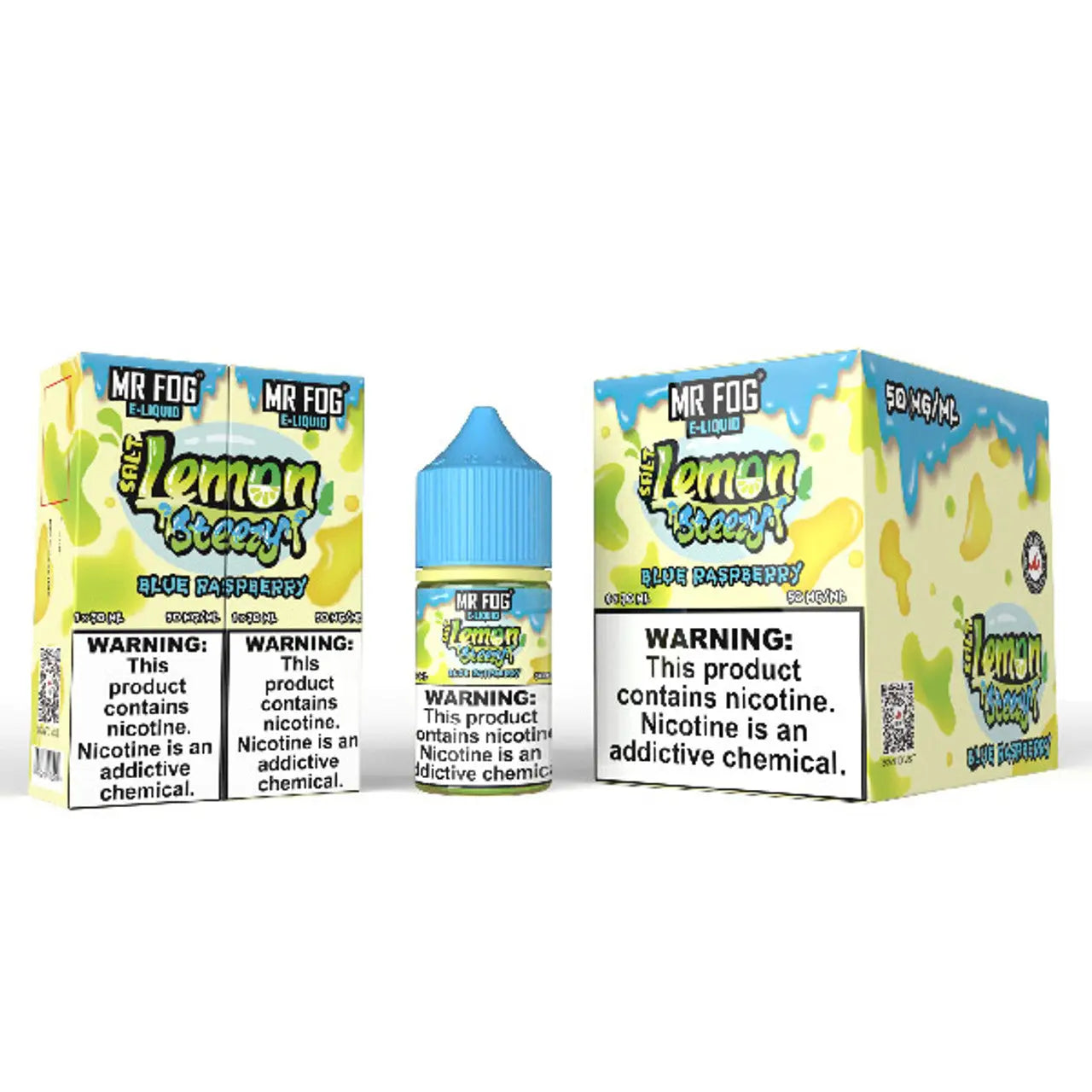 Mr Fog Steezy Nicotine Salt E-Liquid 30ML - Lemon Blue Raspberry 