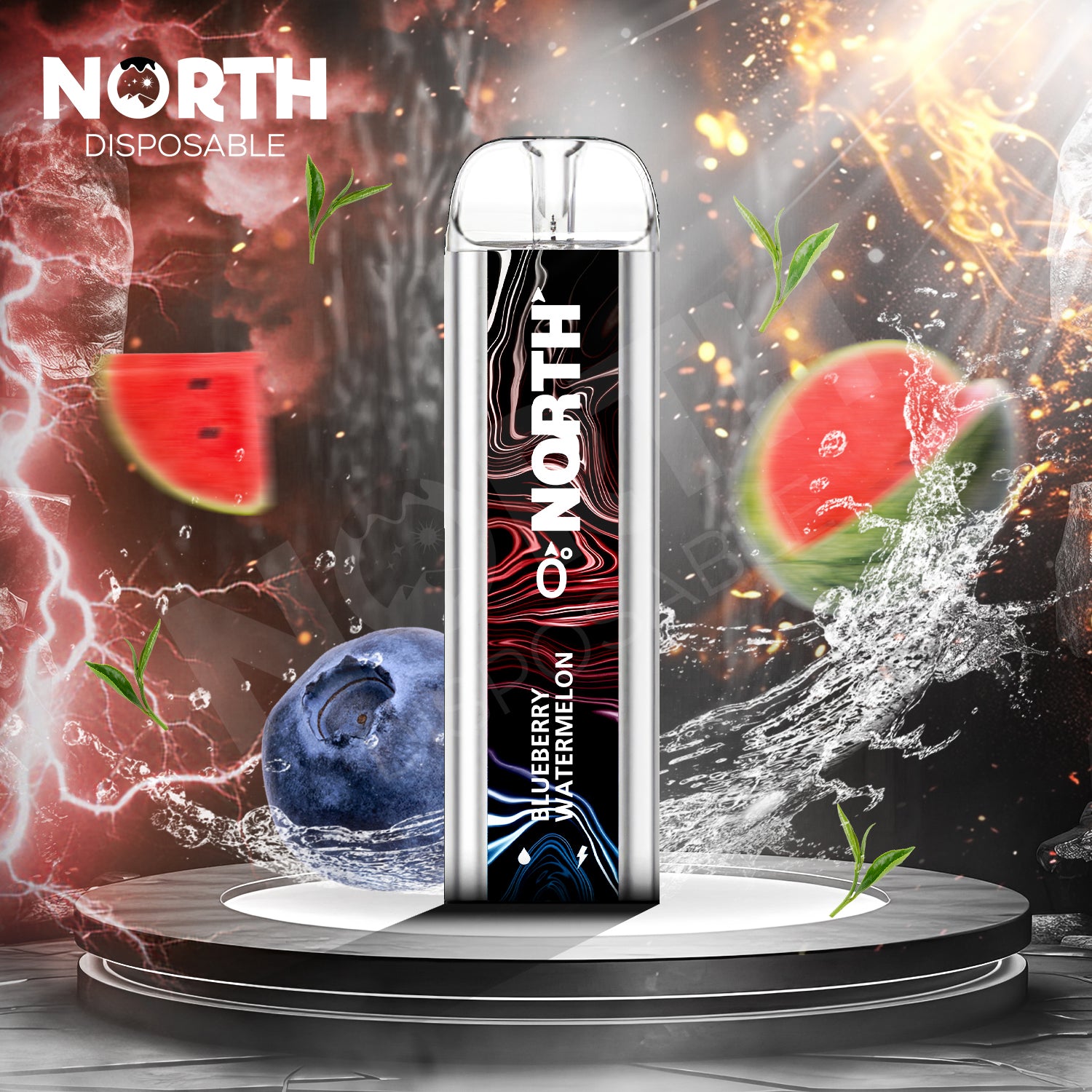 North 5000 0% - Blueberry Watermelon