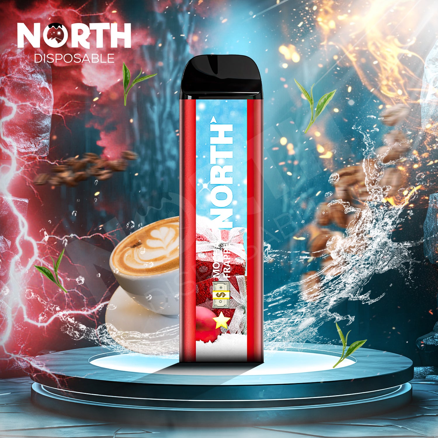 North 5000 Disposable -  Mocha Frappe (Holiday Edition)