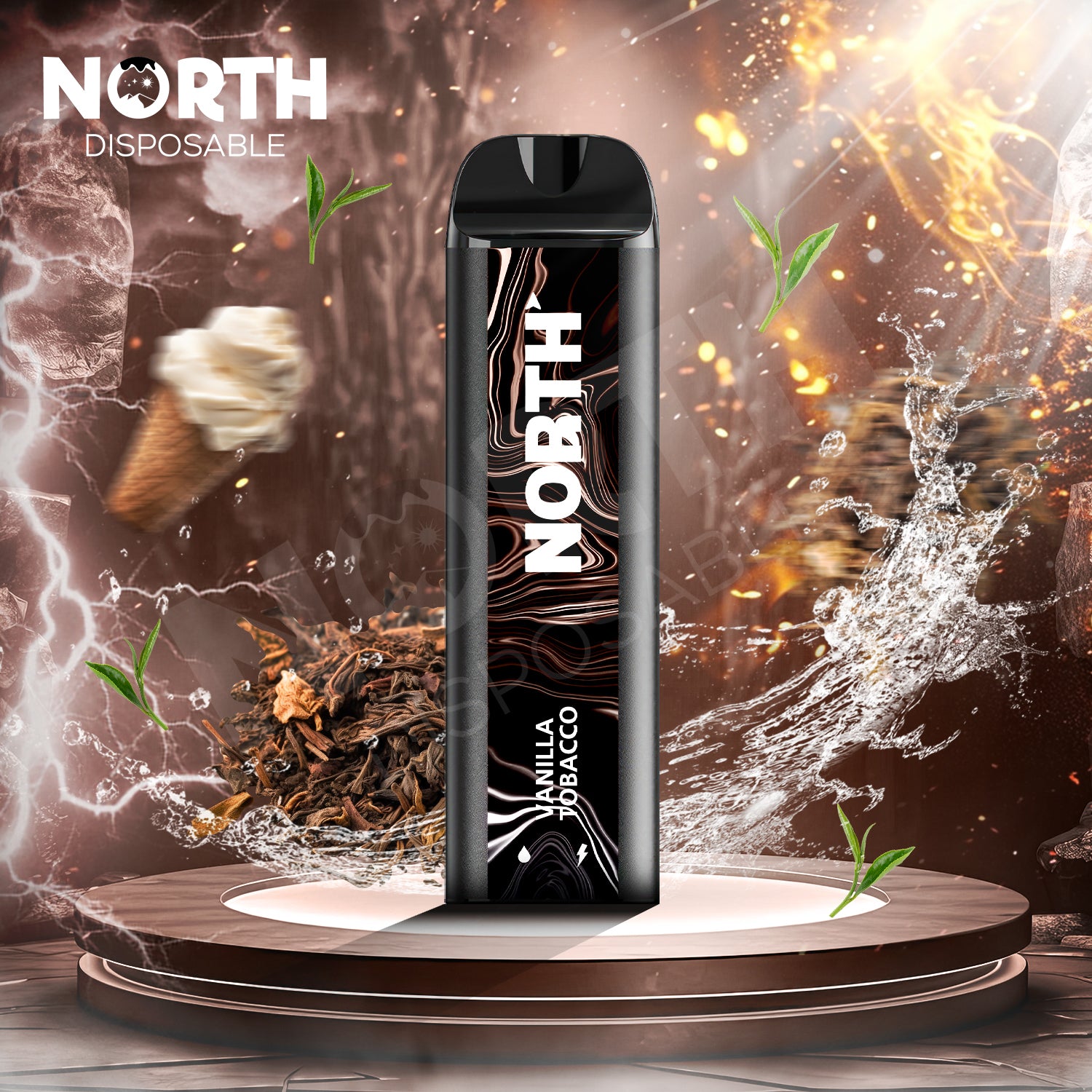 North 5000 Disposable - Vanilla Tobacco