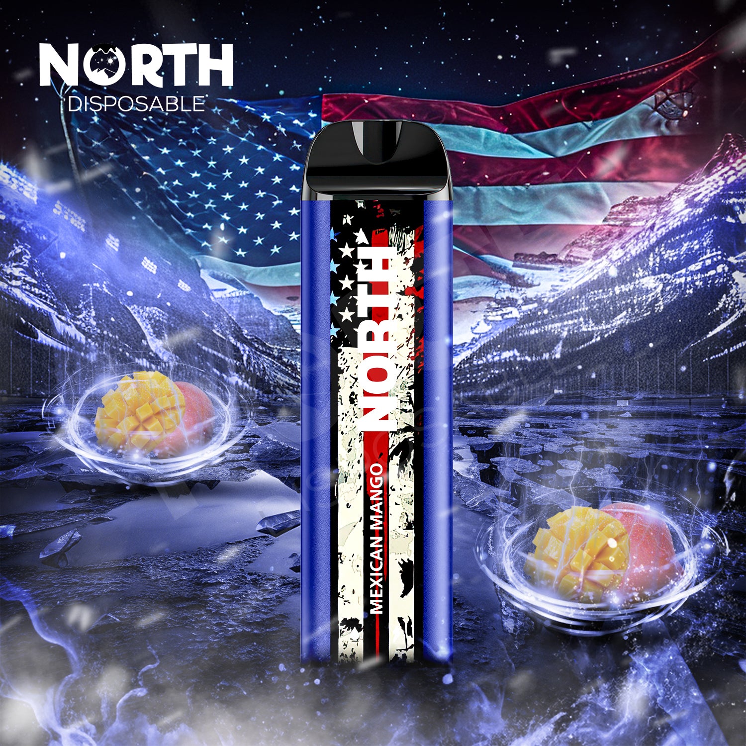 North 5000 Disposable - Mexican Mango (Patriotic Edition)