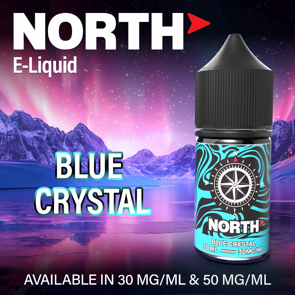 North Nicotine Salt E-Liquid 30ML - Blue Crystal