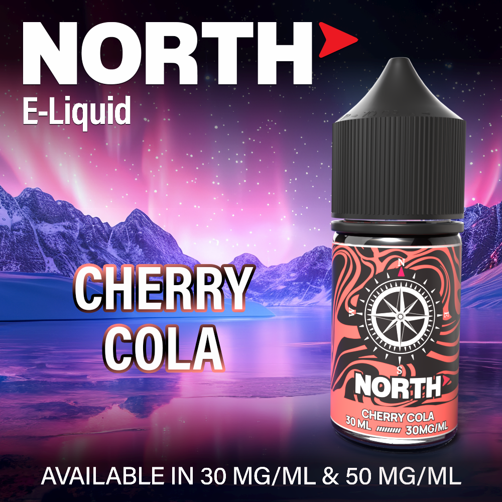 North Nicotine Salt E-Liquid 30ML - Cherry Cola