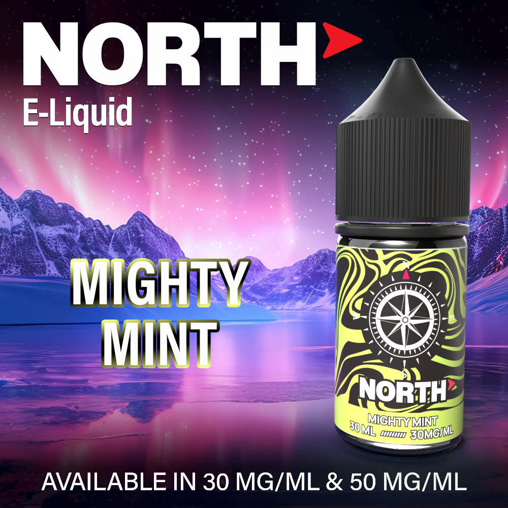 North Nicotine Salt E-Liquid 30ML - Mighty Mint