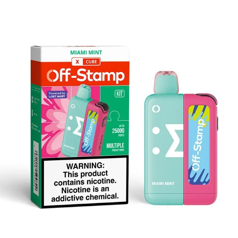 Off-Stamp X Cube 25K Disposable Kit - Miami Mint