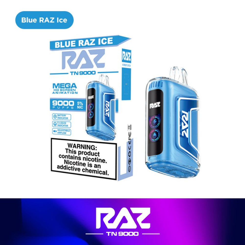 RAZ TN9000 Disposable - Blue Raz Ice