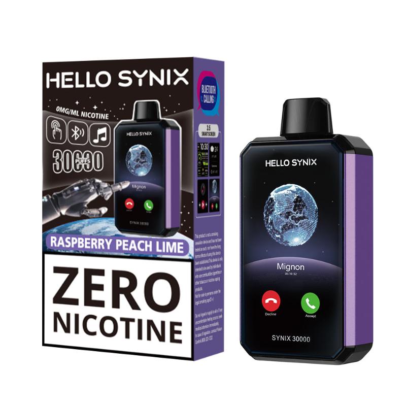 Hello Synix 30K Zero Nicotine Disposable