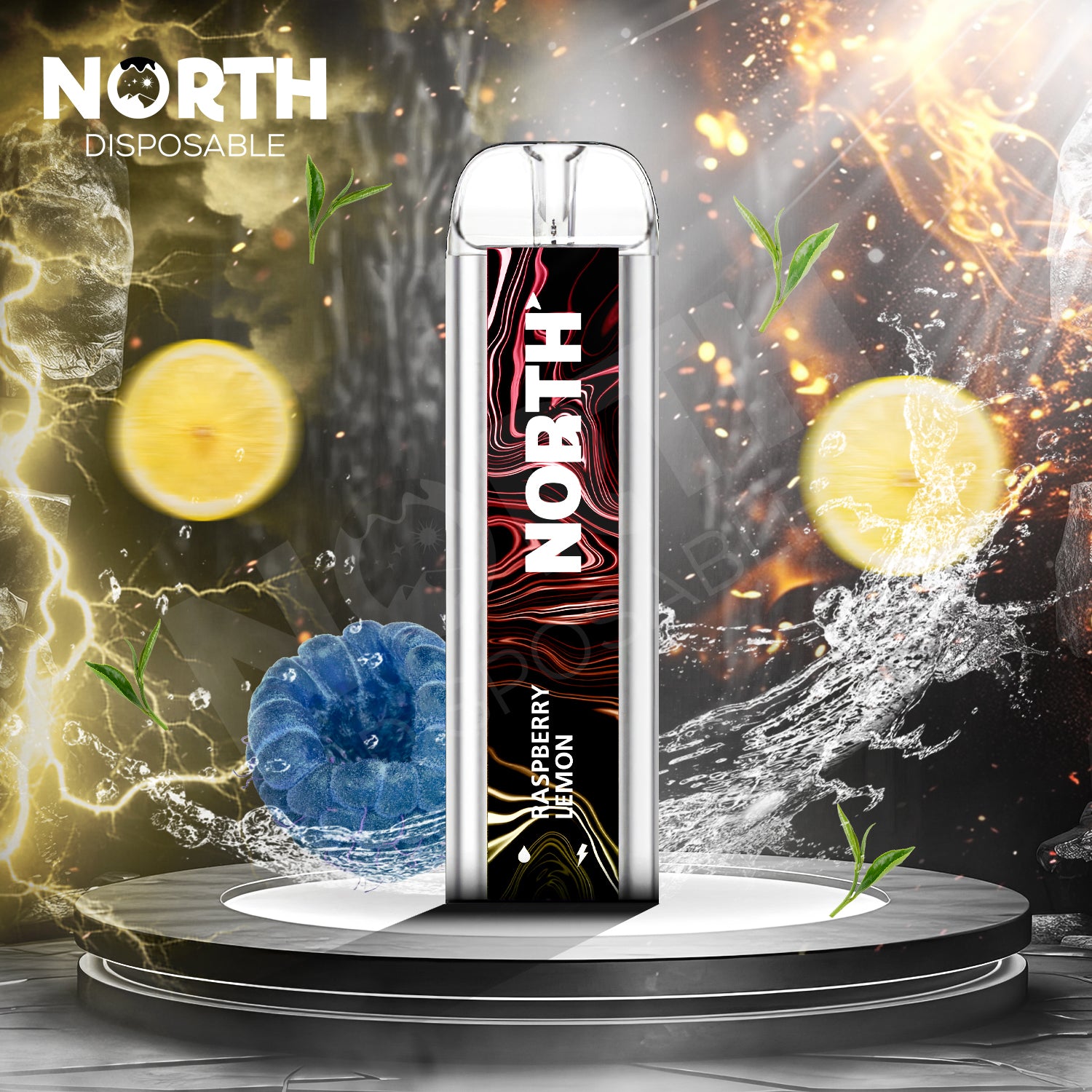 North 5000 0% - Raspberry Lemon