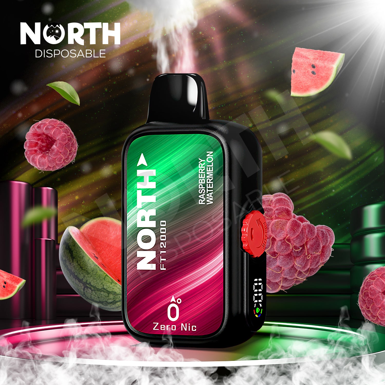 North FT12000 0% - Raspberry Watermelon