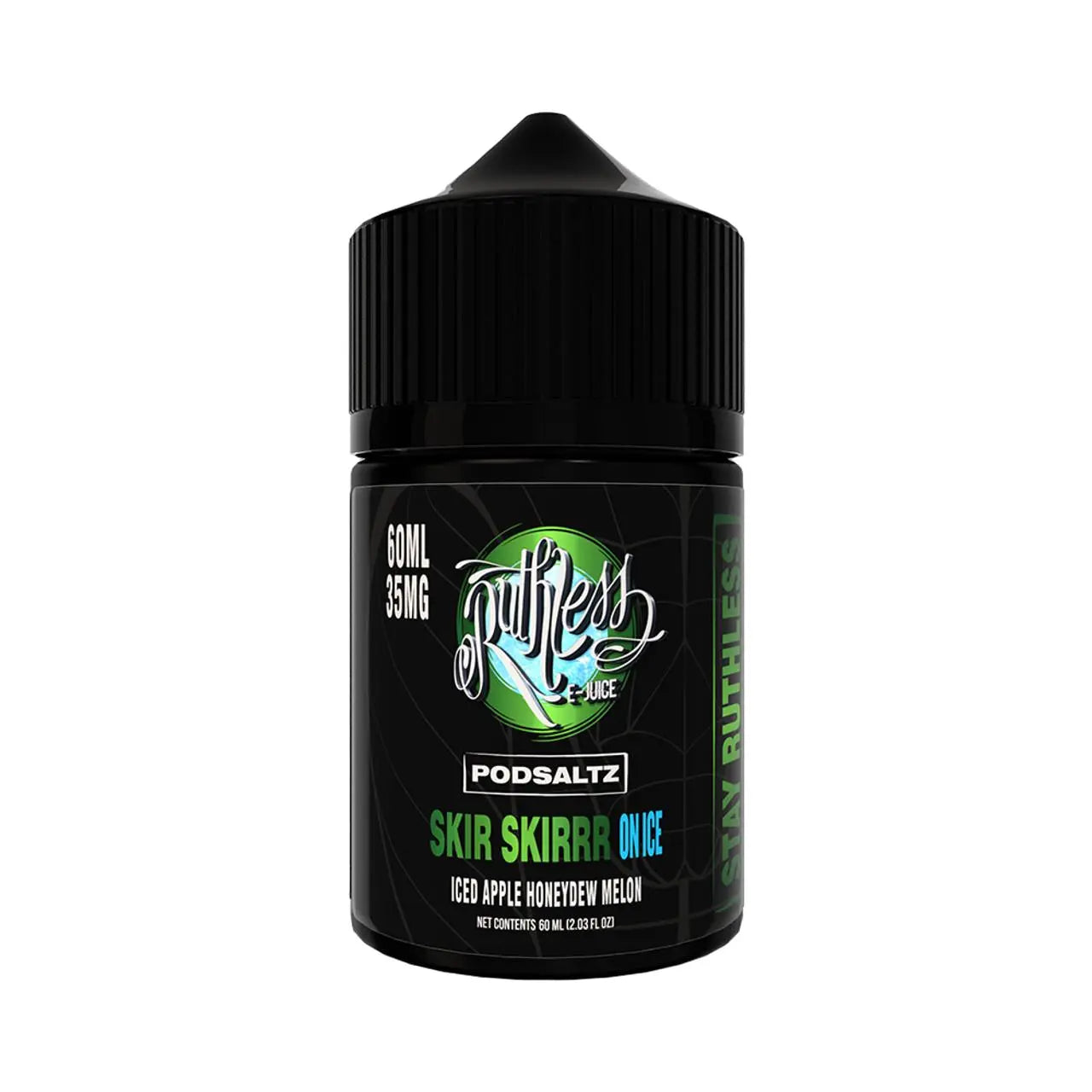 Ruthless Podsaltz Nicotine E-Liquid 60ML - Skir Skirrr On Ice 