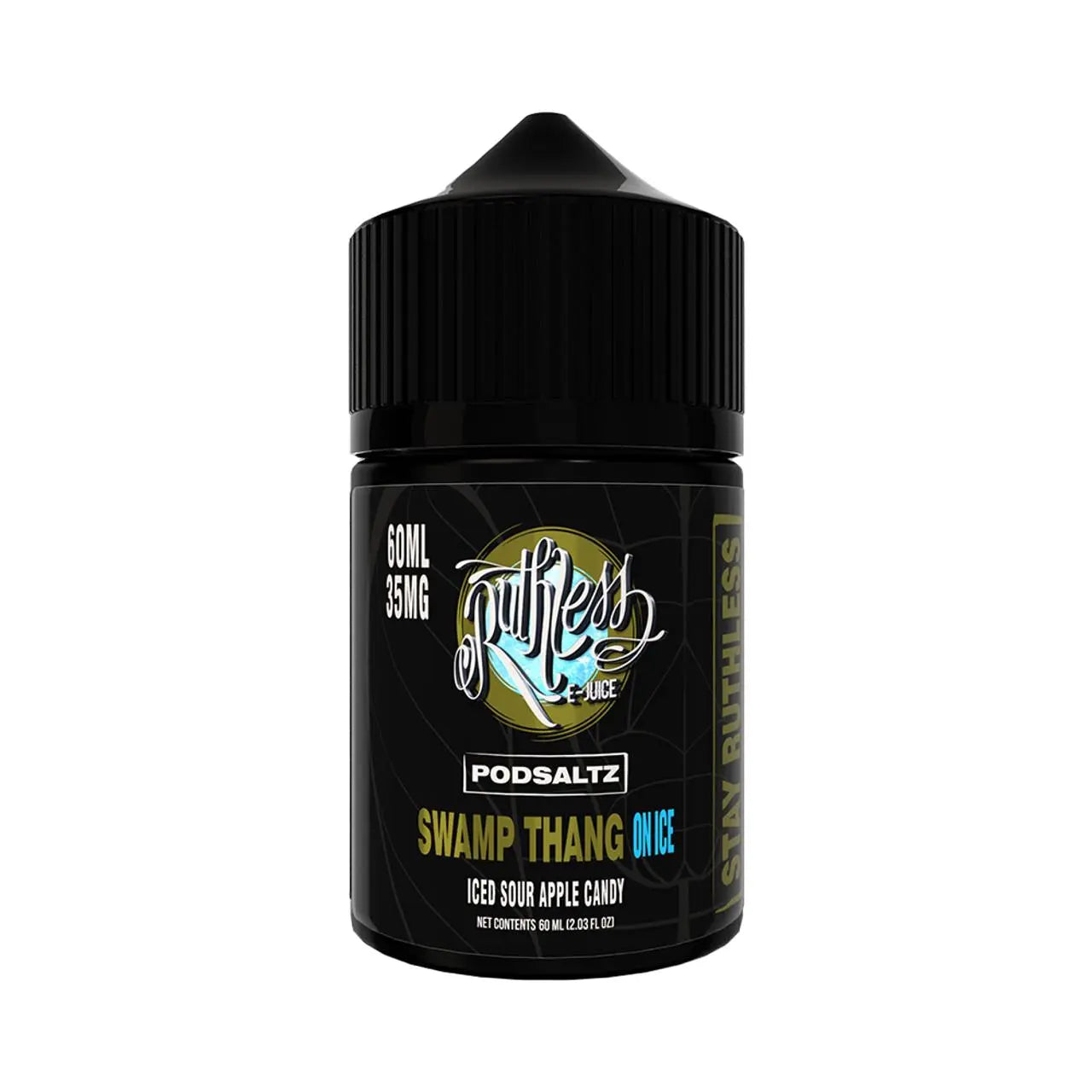 Ruthless Podsaltz Nicotine E-Liquid 60ML - Swamp Thang On Ice 