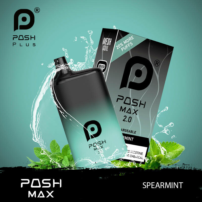 POSH MAX 2.0 5200 DISPOSABLE-SPEARMINT