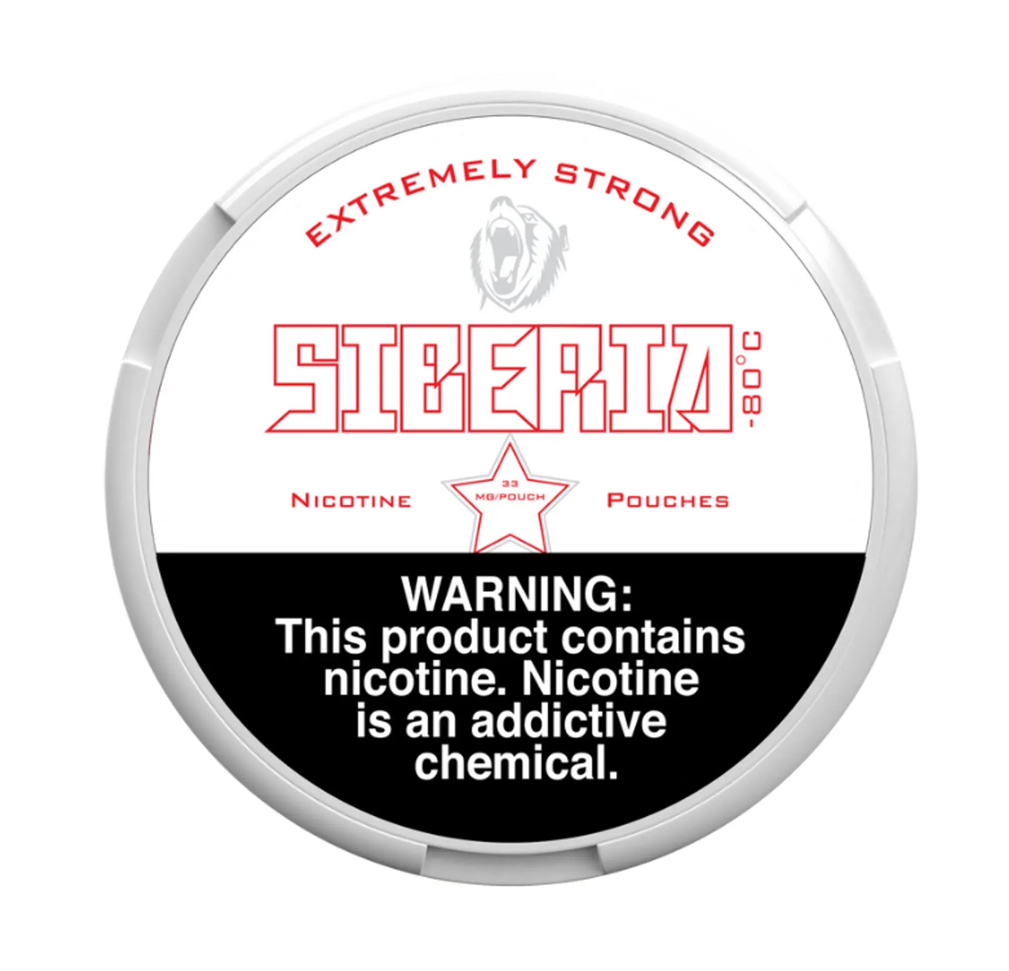 SIBERIA NICOTINE POUCHES REGULAR 33MG SIBERIA