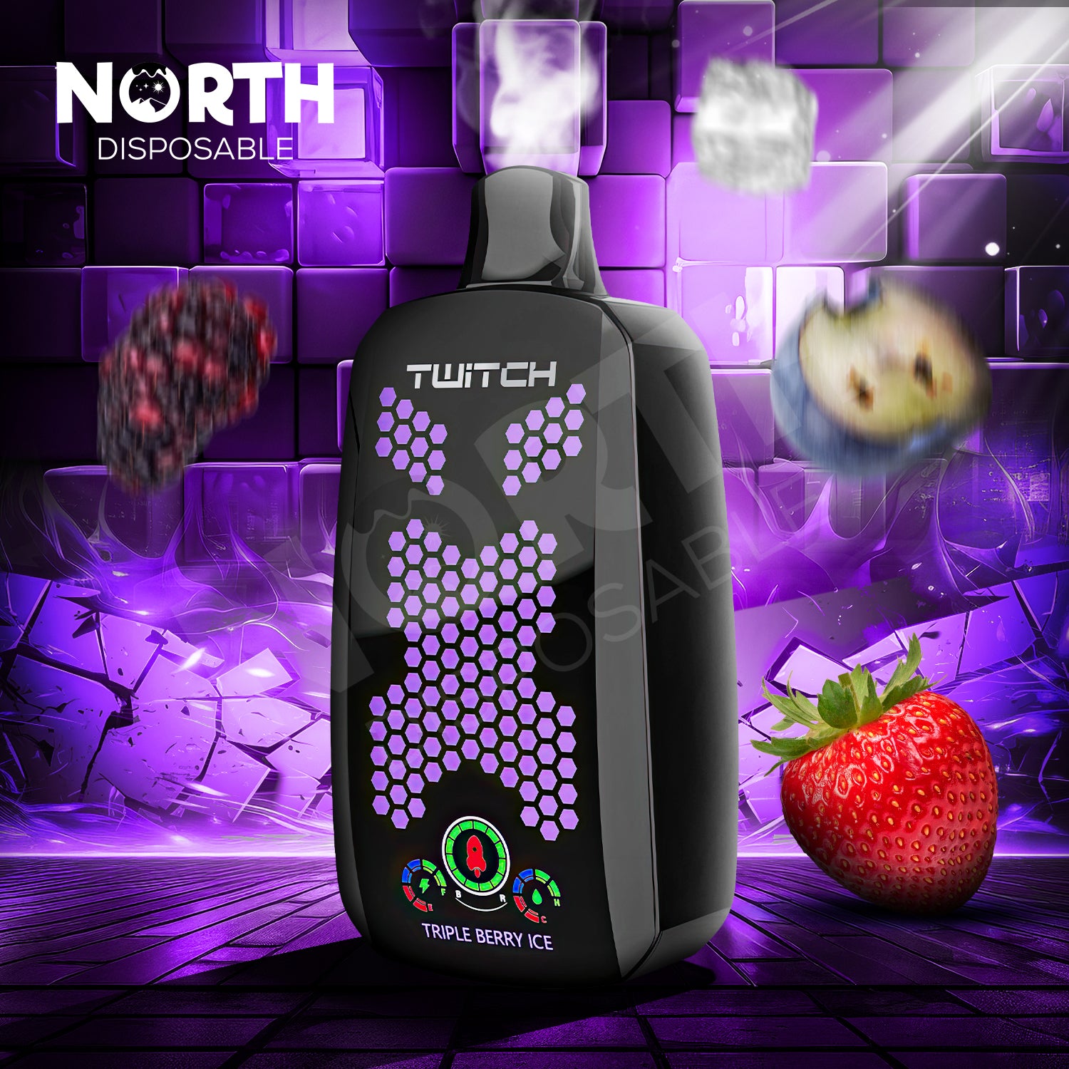 TWITCH VPR 12000 DISPOSABLE - Triple Berry Ice 