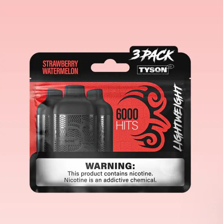 Tyson 2.0 Lightweight 6000 Hits - Strawberry Watermelon 