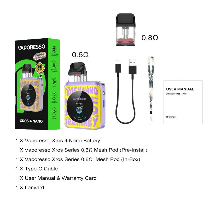 Vaporesso XROS 4 Nano Pod System Kit