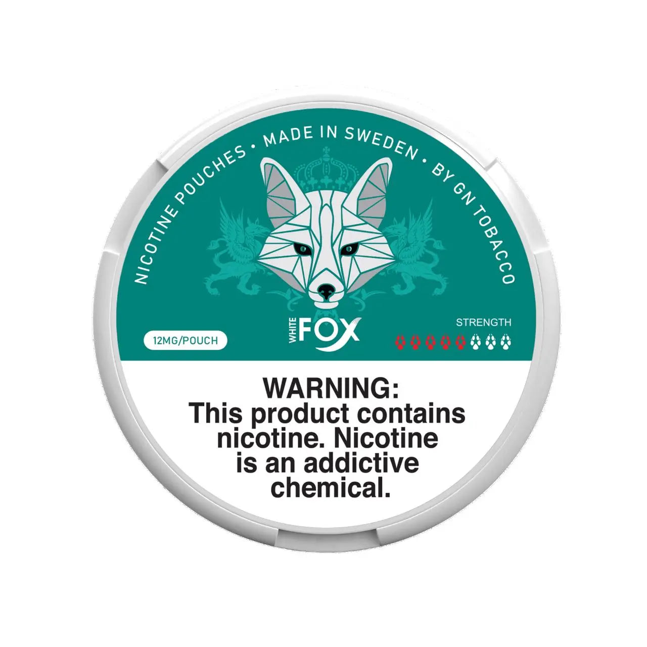 WHITE FOX NICOTINE POUCHES 12MG WHITE FOX