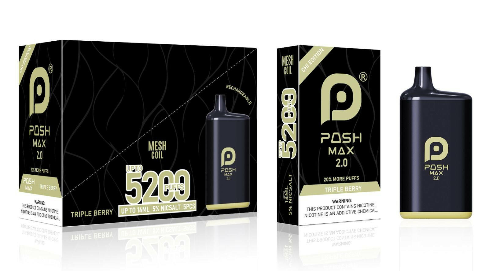 POSH MAX 2.0 5200 DISPOSABLE-Triple Berry