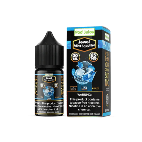 Pod Juice BOLD Synthetic Nicotine Salt E-Liquid 30ML Jewel Mint Sapphire 