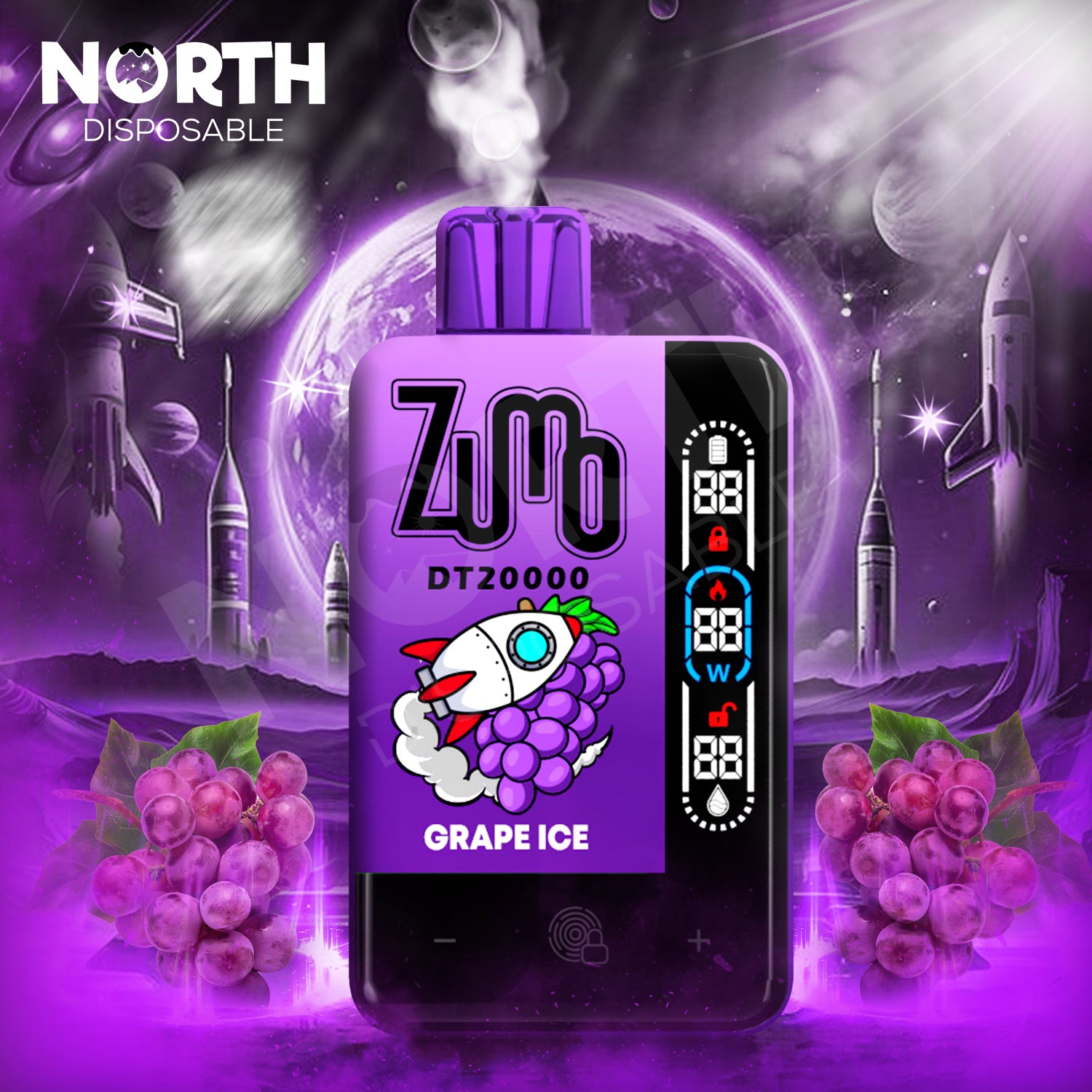 ZUMO DT20000 Disposable - Grape Ice 