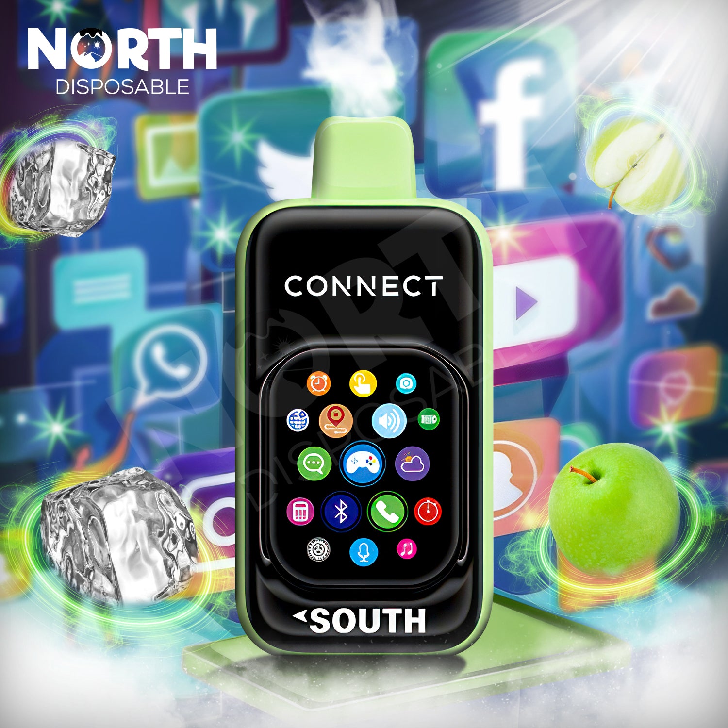 South Connect 35K Disposable - Sour Apple Ice