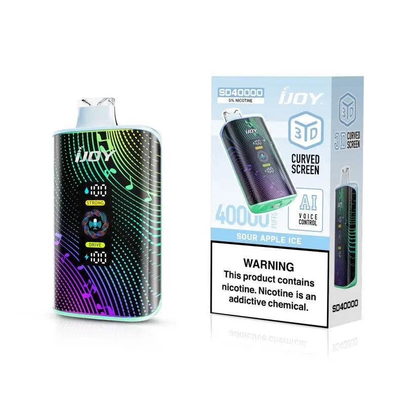 iJoy SD40000 Disposable - Sour Apple Ice 